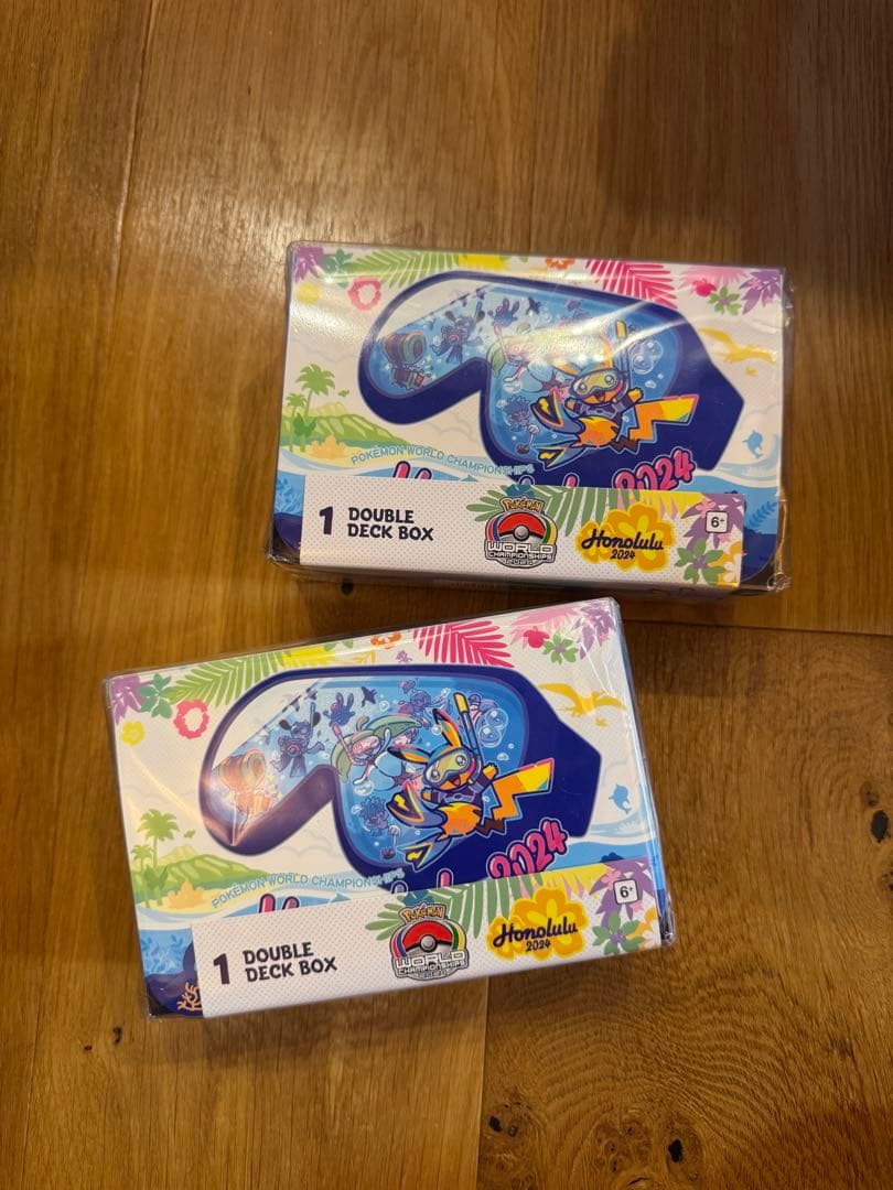 ポケモン WCS2024 ハワイ限定 ダブルデッキケース2つ