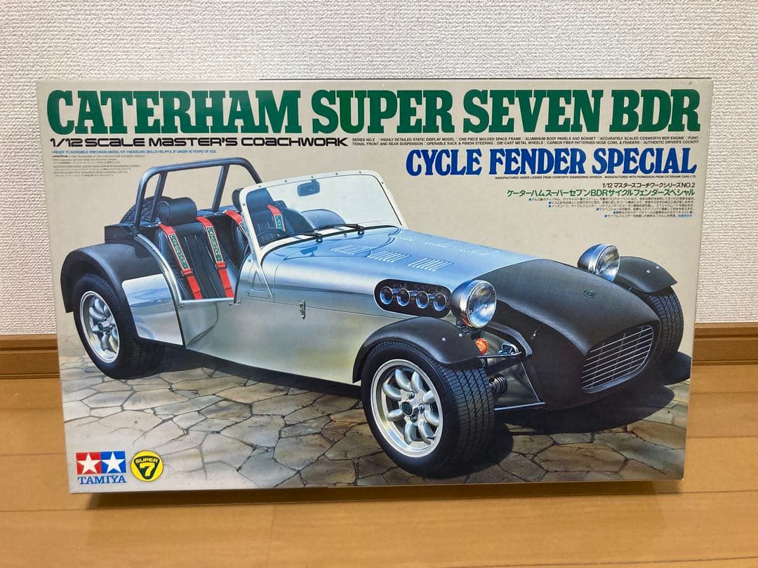 TAMIYA CATERHAM SUPER SEVEN BDR 1/12 未組立 TAMIYA 1/12 Caterham Super Seven BDR Cycle Fender Master's