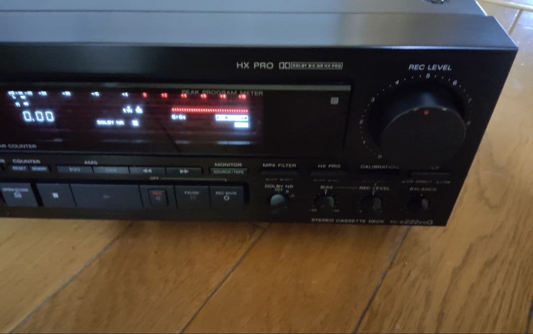 SONY K-222ESG ジャンク カセットドアオープンしません