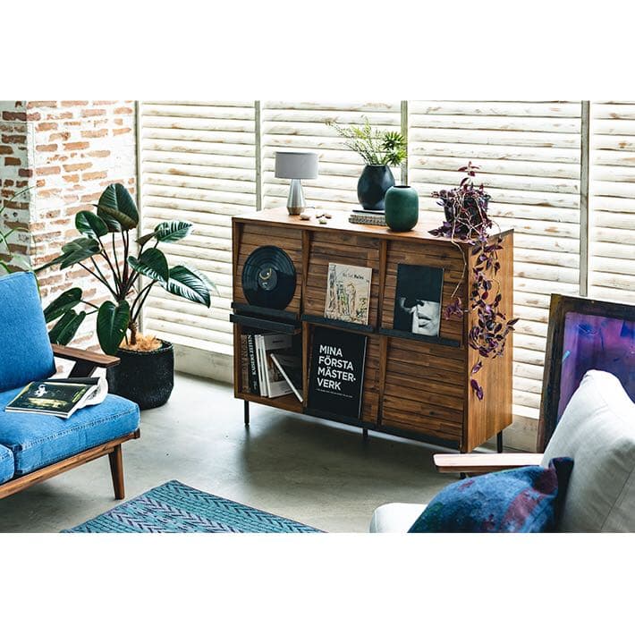 unico スウェラSWELLA レコードラック