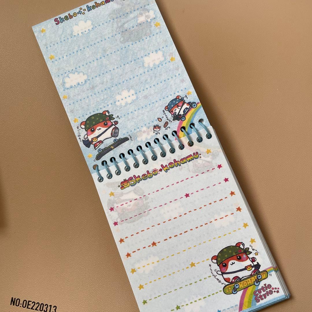 平成レトロ クーリア スケボーこはむ メモ ミニメモ