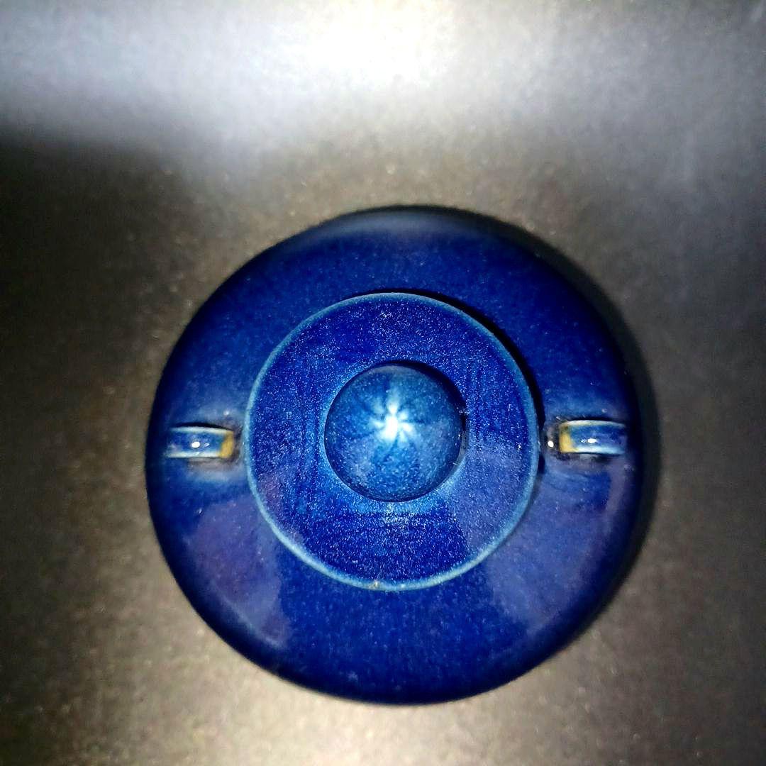 明 瑠璃釉双糸壺 中国古美術