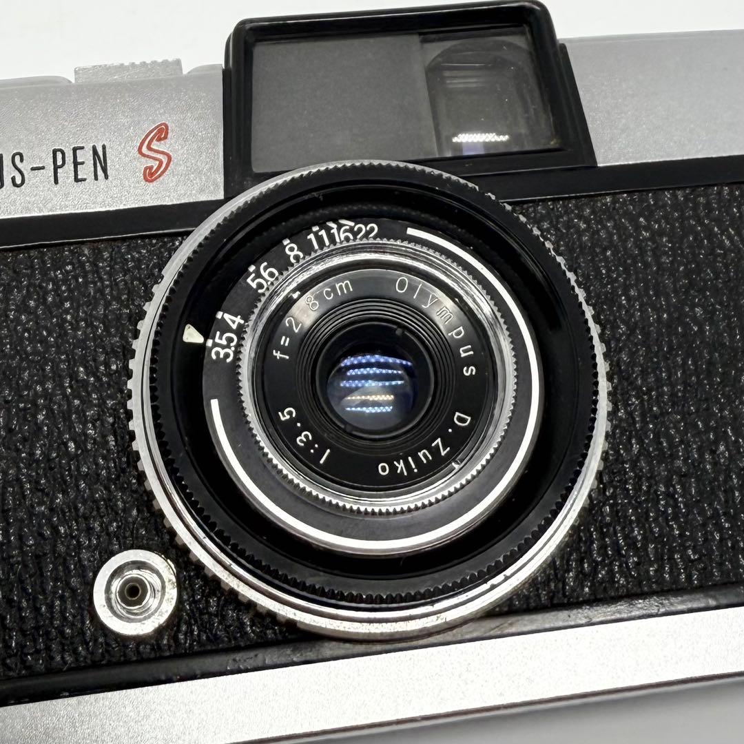 完動品】OLYMPUS-PEN S フィルムカメラ 動作確認済み