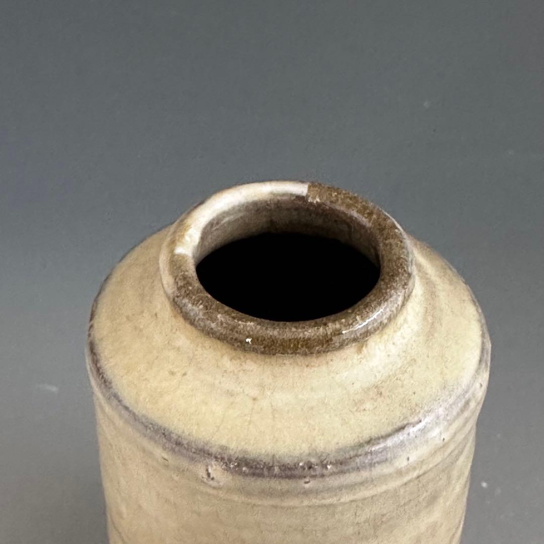 茶道具　権現谷窯　濃茶器　茶入　副田螺山　共箱　仕服付　ら山　鍋島　大川内山