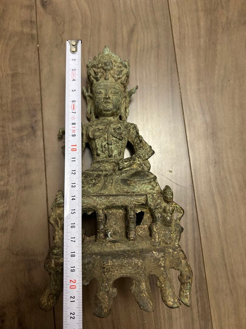古董 中国明時代 觀音銅像 旧家藏出し - メルカリ