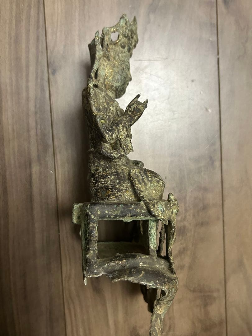 古董 中国明時代 觀音銅像 旧家藏出し - メルカリ