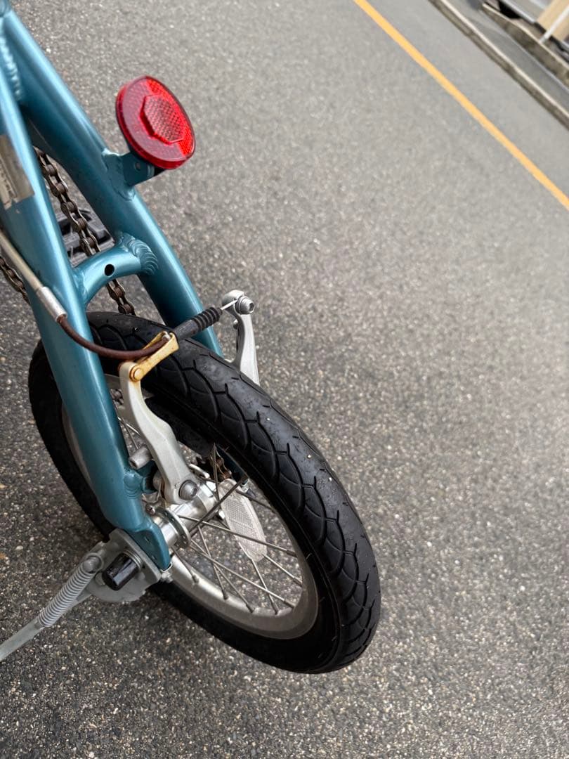 142 自転車 大阪市 【引取り限定】 14インチ 折りたたみ 【引取り限定