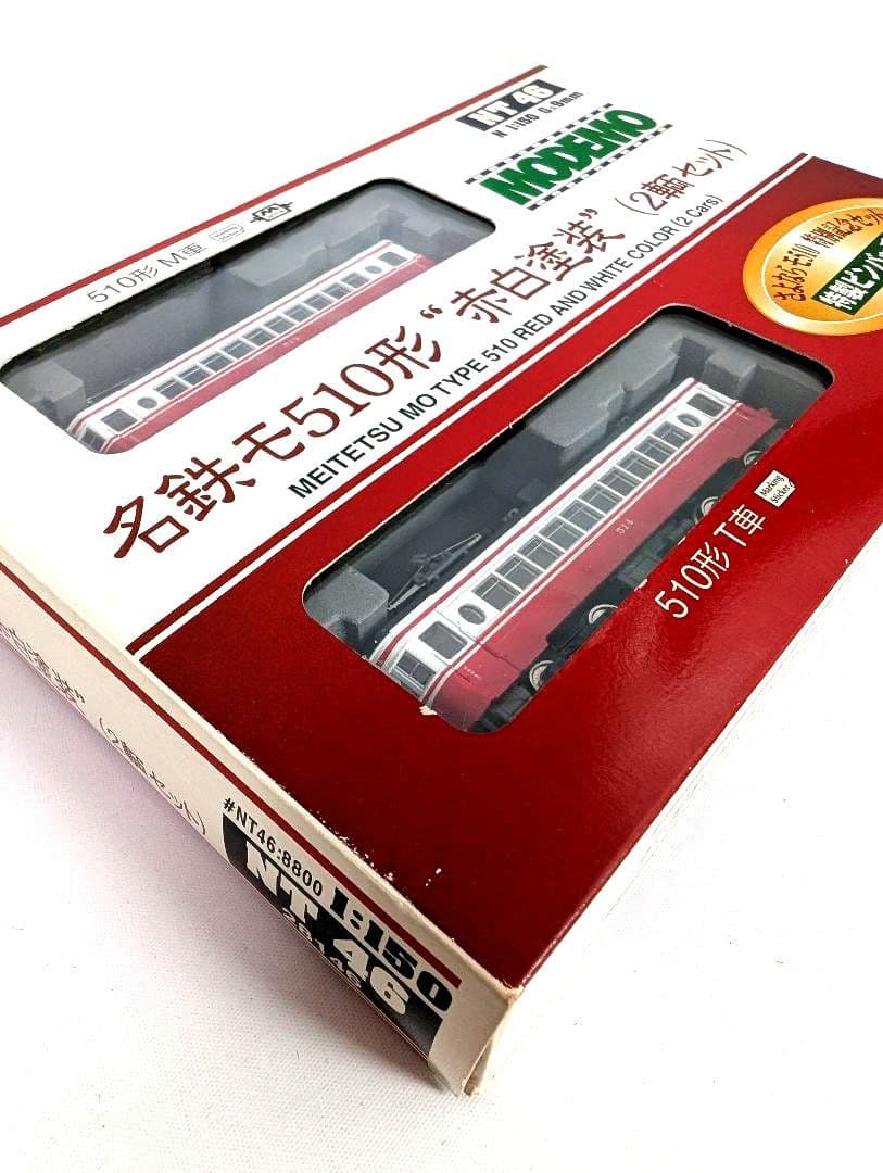 MODEMO　名鉄モ510形　“赤白塗装”　NT46　特別記念セット　ピンバッチ