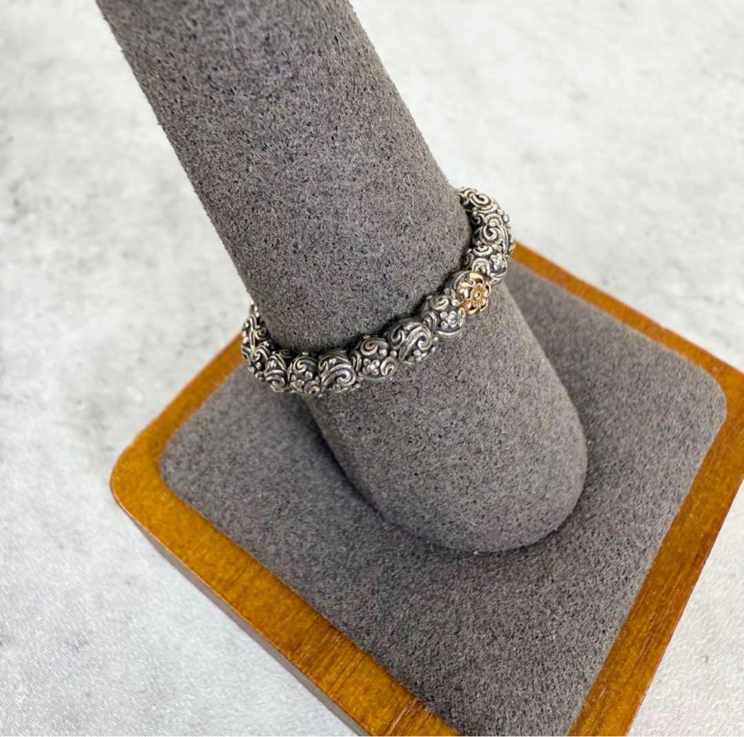 GEROCHRISTO ジェロクリスト シルバー×ゴールド ナローリング 18k