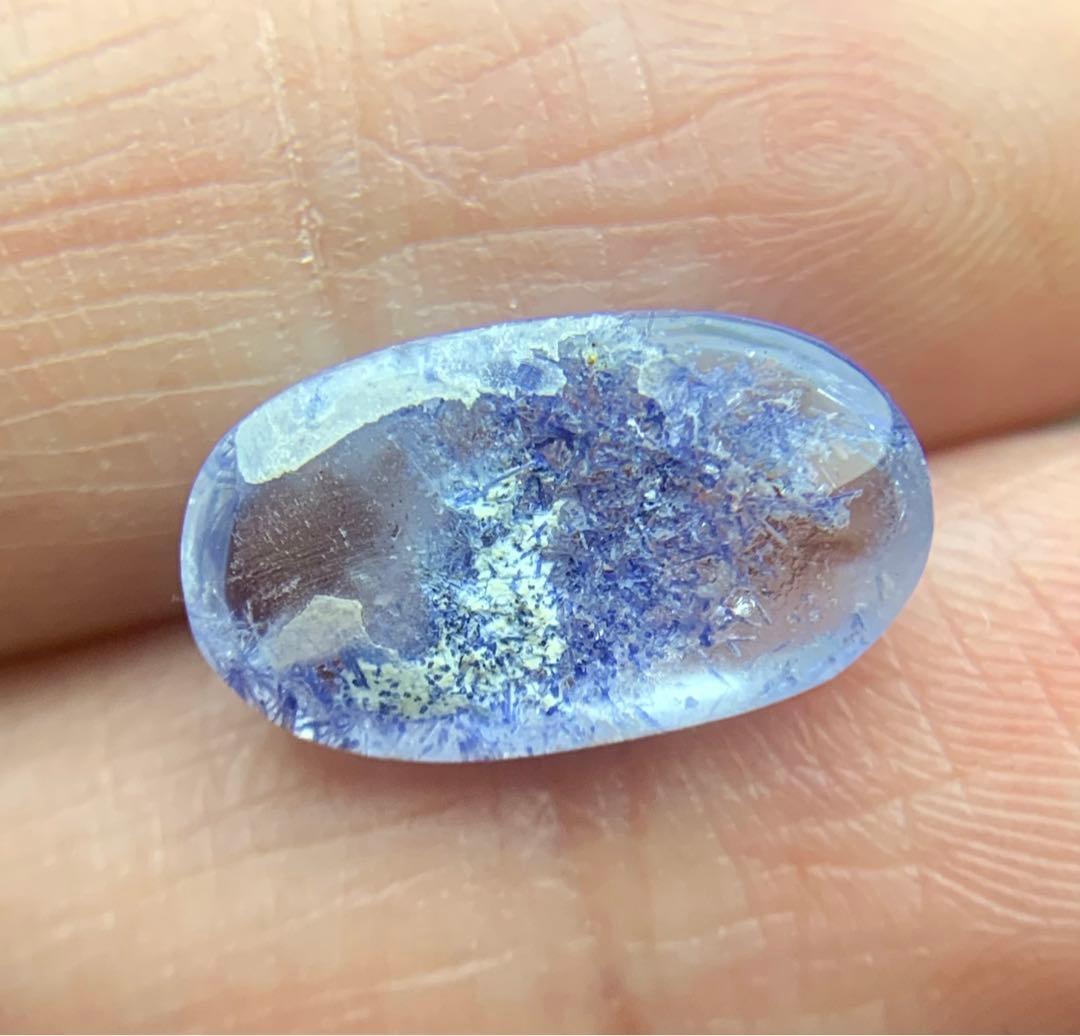 M*l様 WO1235 高品質 貫入水晶入りデュモルチェライトインクォーツ ルー