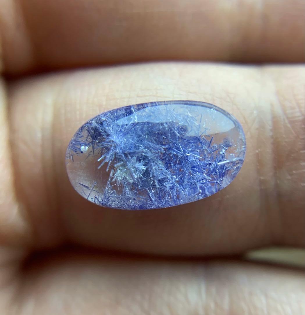 M*l様 WO1235 高品質 貫入水晶入りデュモルチェライトインクォーツ ルー