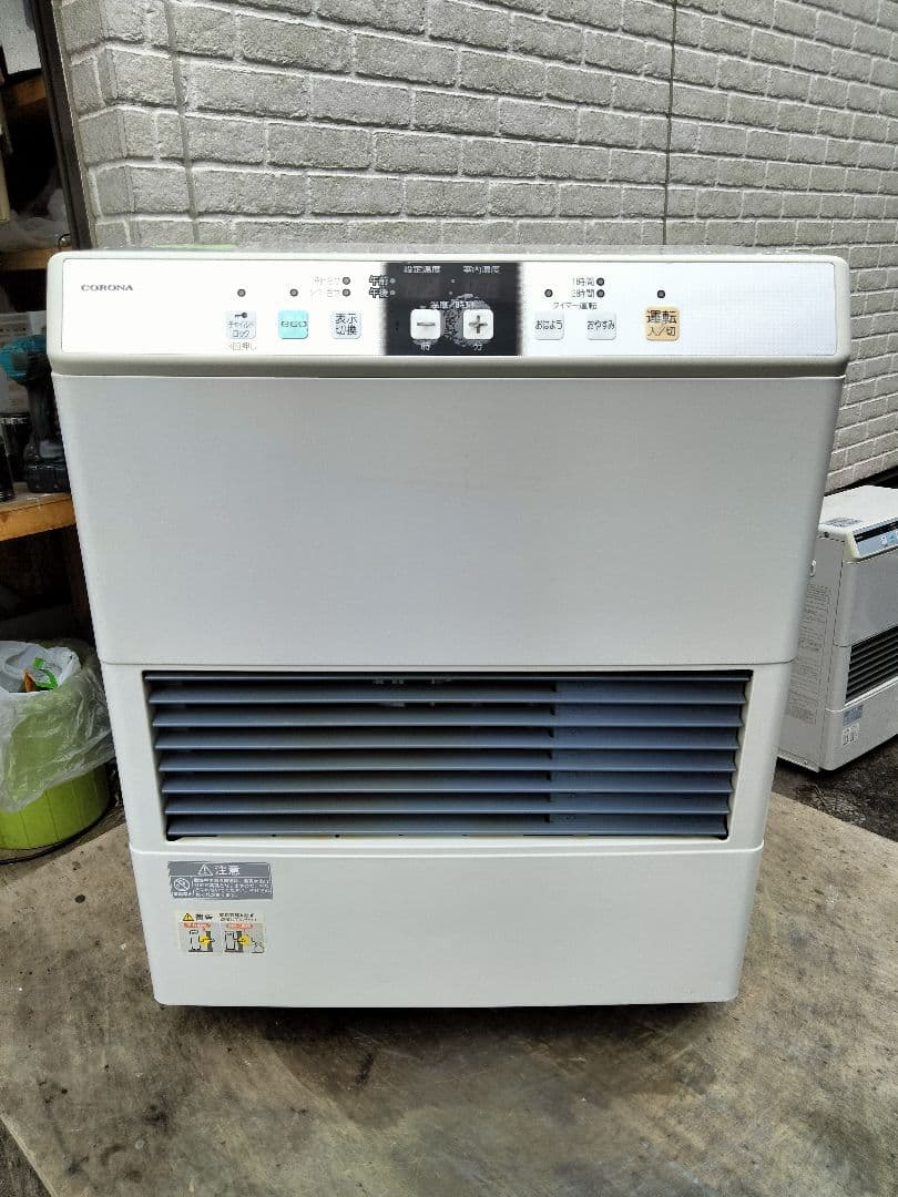 札幌発コロナFF温風石油ストーブ！品番「FF‐VG5214S」2014年式中古⑦