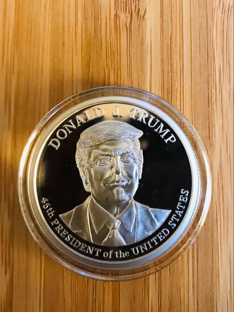 トランプ大統領 カラー銀貨 2020 ディープステート 1オンス No.45