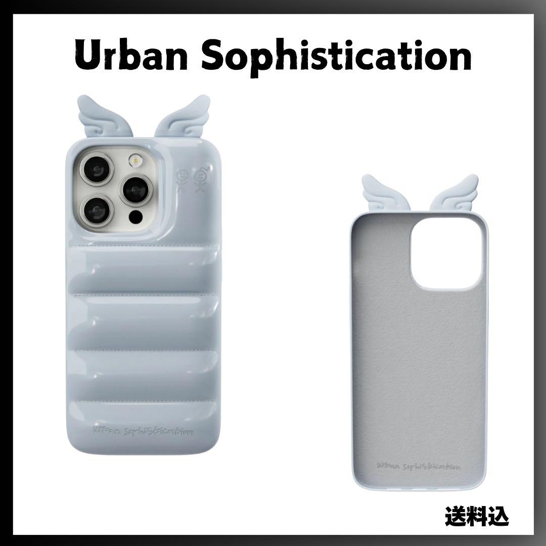 Urban Sophistication iPhone15用ケース 水色 Urban Sophistication