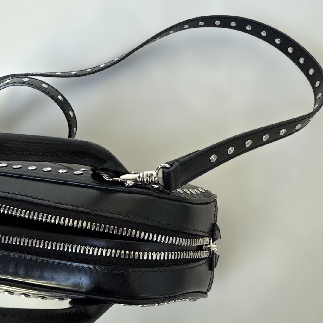 コムデギャルソン　スタッズディテール トップハンドルバッグ