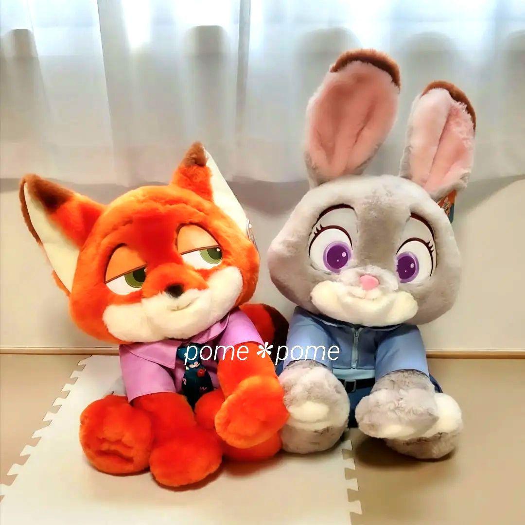ズートピア2 ジュディ ニック ぬいぐるみ コストコ ブランケット付