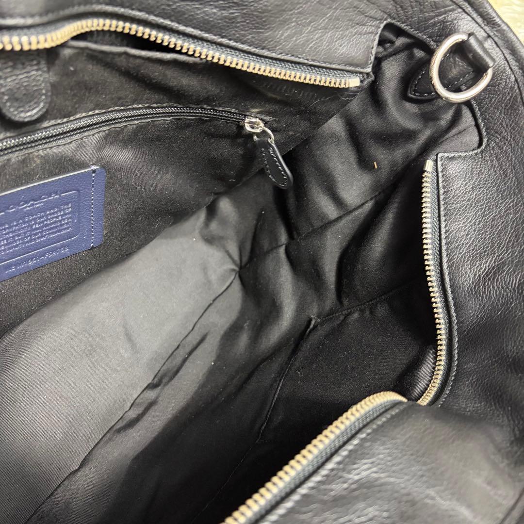 未使用級美品 コーチ メトロポリタン 2way ビジネスバッグ オールレザー