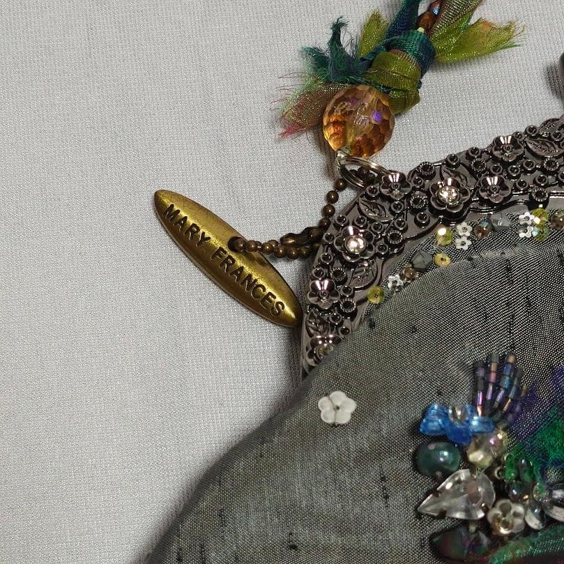 希少 MARY FRANCES メアリーフランシス ビーズ刺繍 ショルダーバッグ