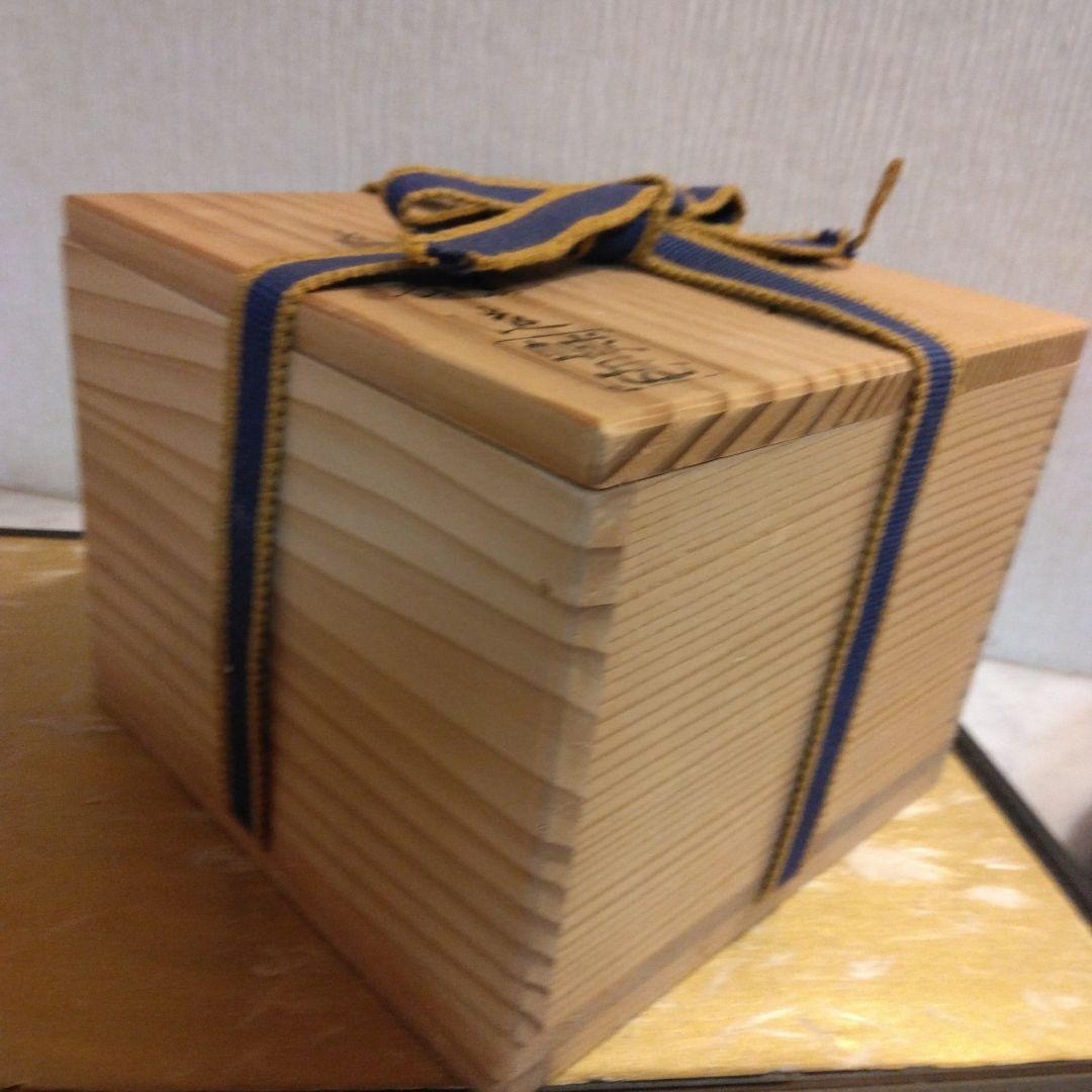 鳴滝窯 城岳造 仁清金襴松竹梅文 瓔珞紋 抹茶茶碗 共箱 共布 茶道具