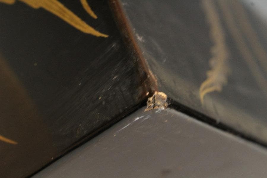 双鳳凰蒔絵 時代 文庫箱(K-XA907)