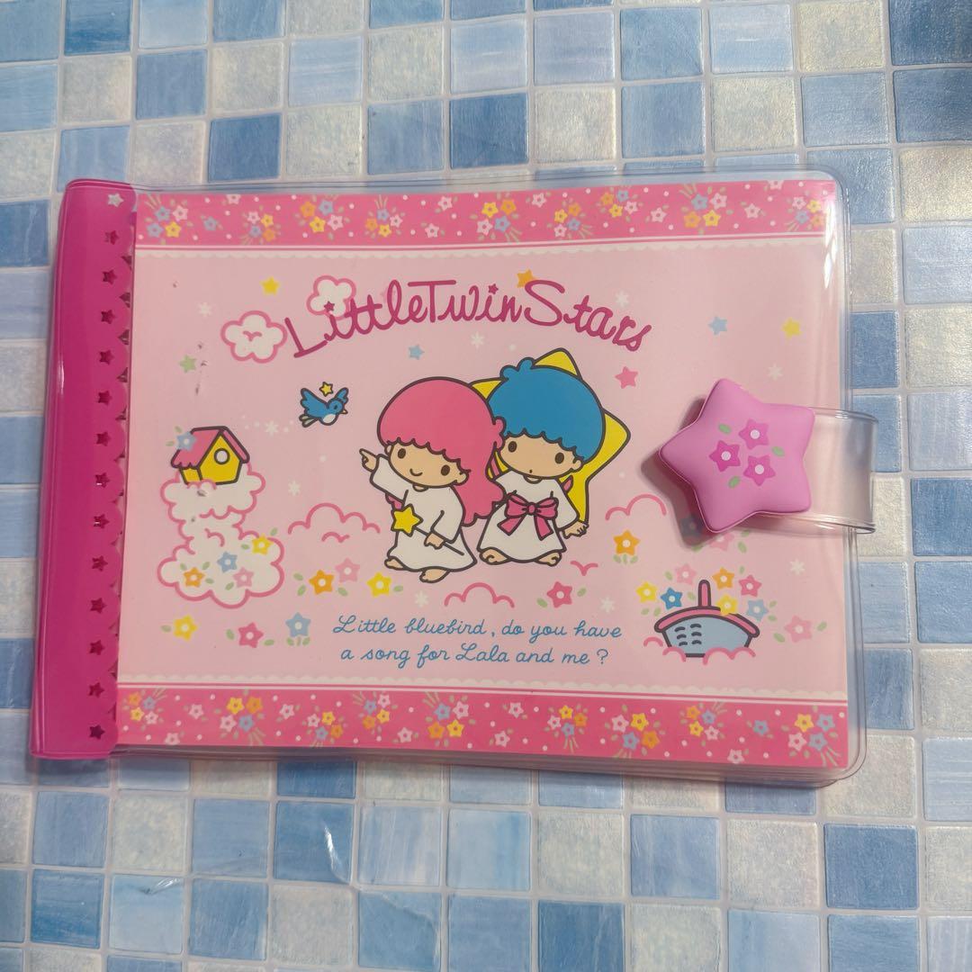 サンリオ リトルツインスターズ キキララ プロフィール帳 1998年製 激