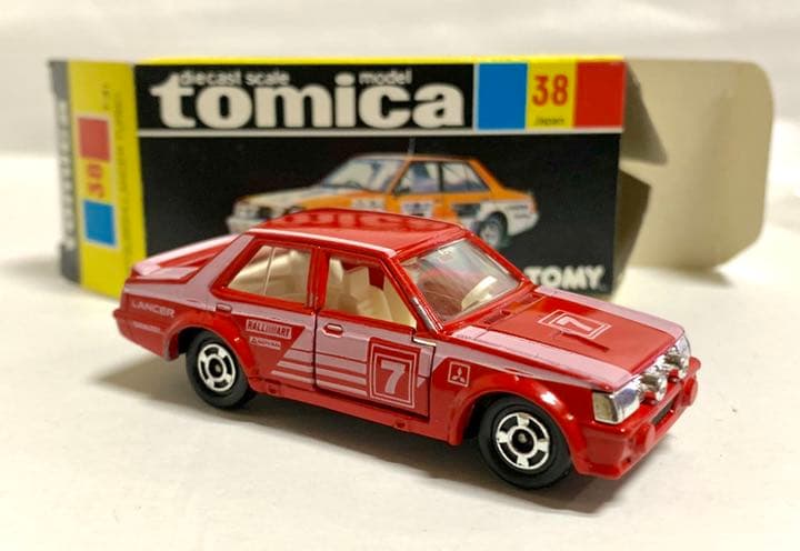 黒箱 トミカ 三菱ランサーターボ 2Fホイール仕様 激レア