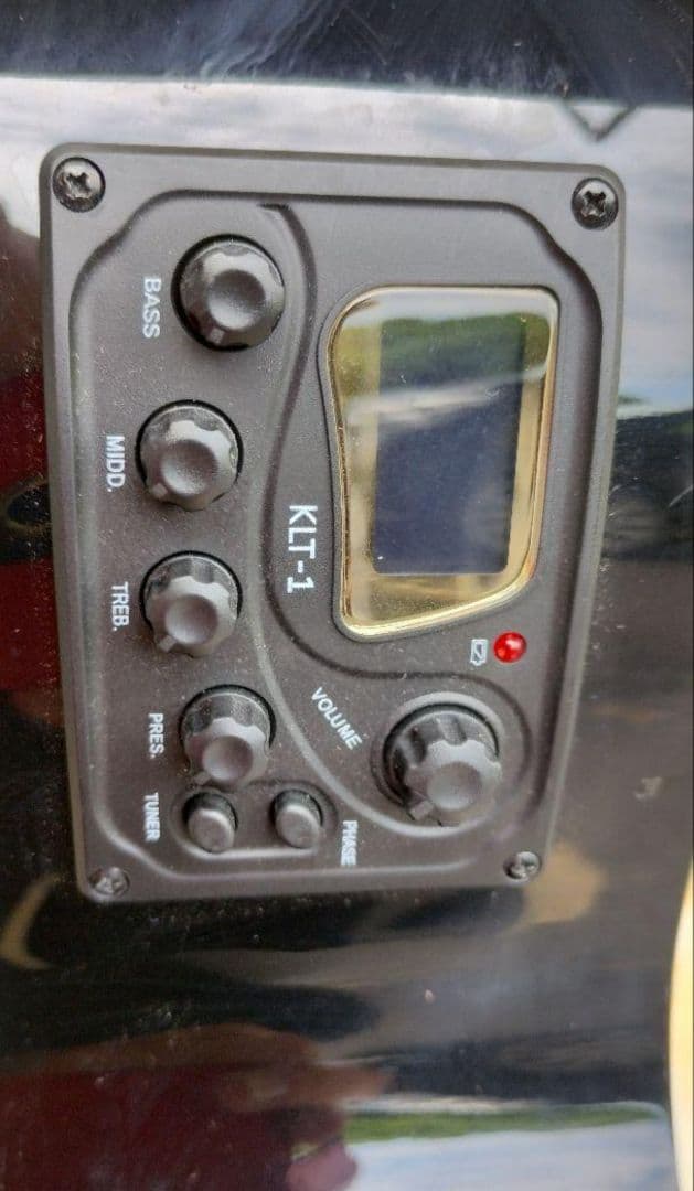 超美品 展示品 SEPIA CLUE EAW-01 BK プリアンプ付エレアコ