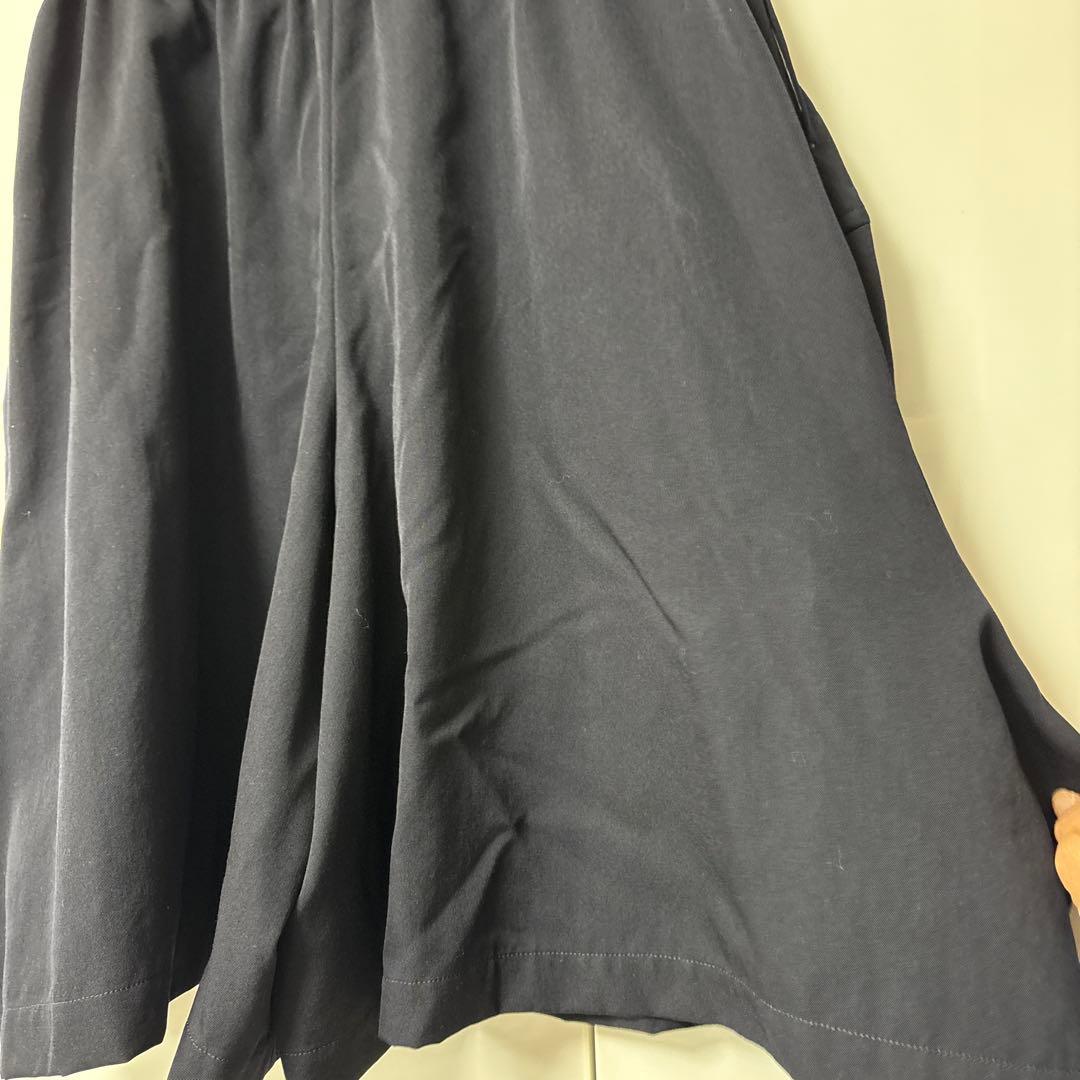 最終処分特価コムデギャルソン ブラックフレアキュロット変形キュロットフリー（S）