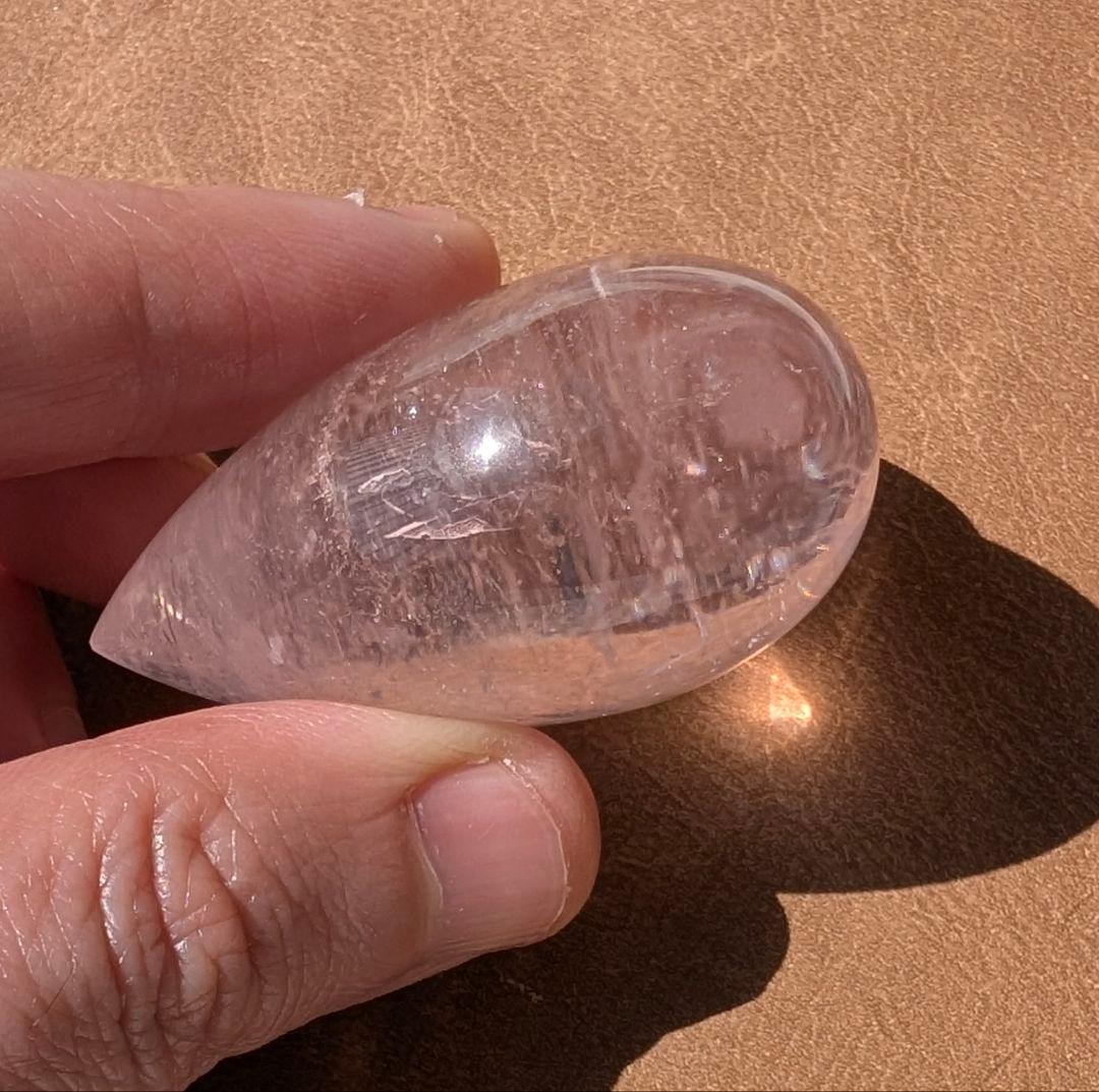 超美品】イーダーオーバーシュタイン磨きのモルガナイト（ビッグハート