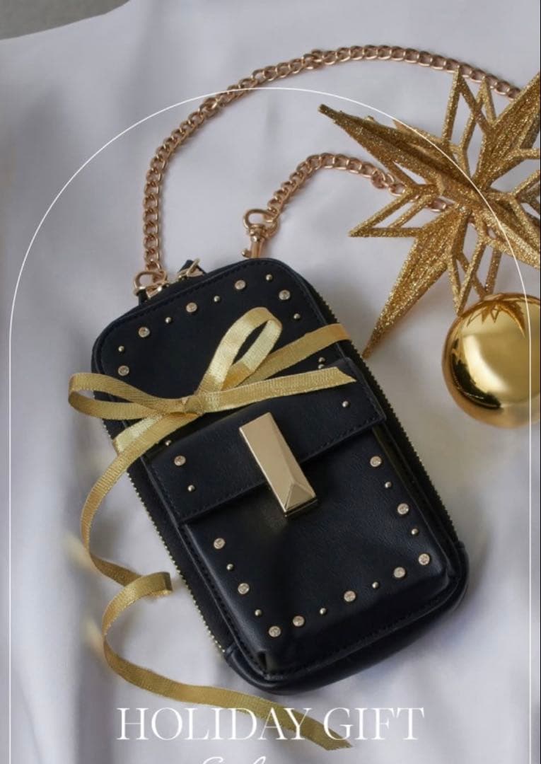 セルフォード　ビジュースタッズマルチショルダ　新品タグ付き　ブラック