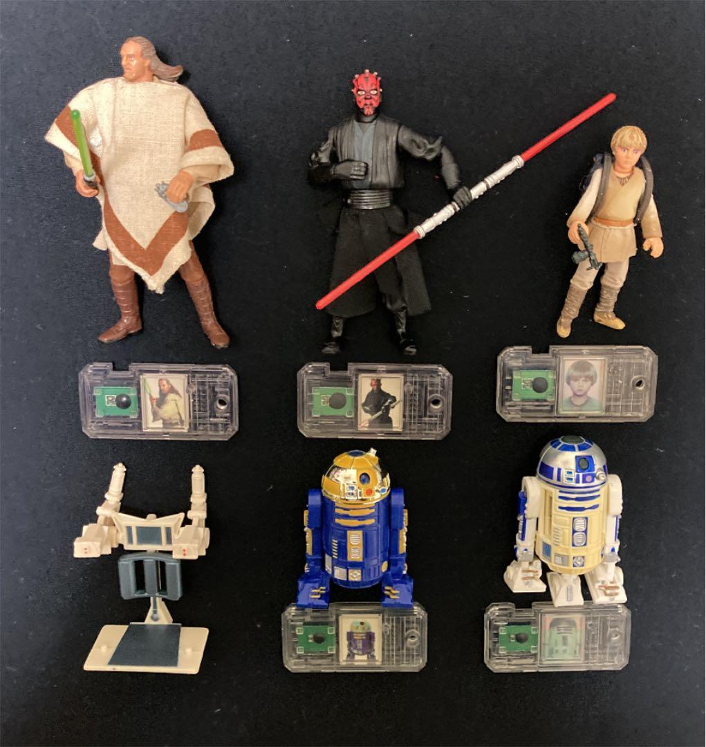 スター・ウォーズ コムテックリーダー + チップ 付きフィギュア16種類