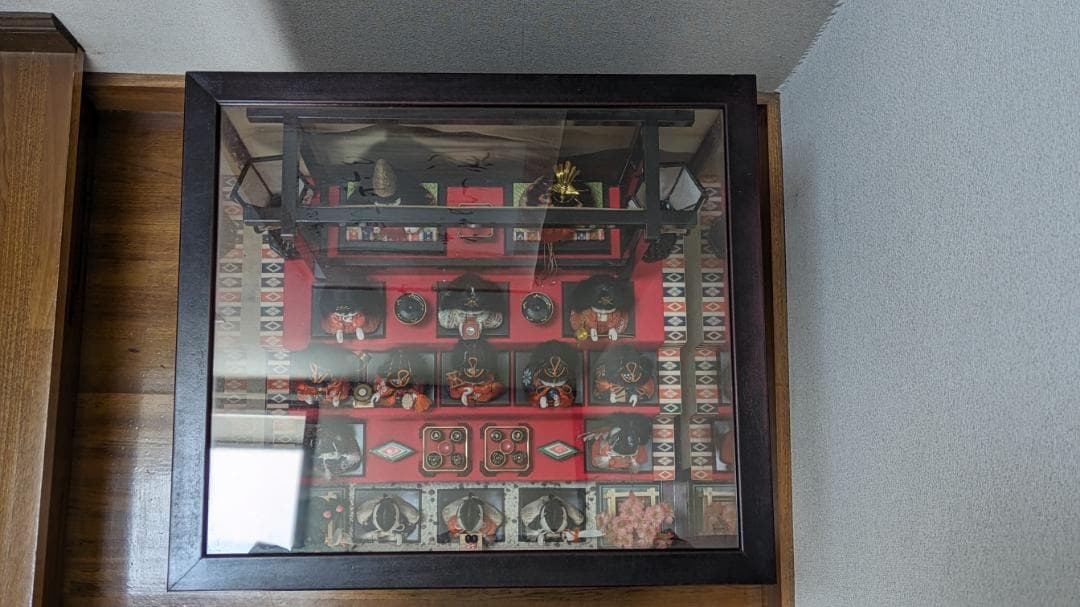 2/13再値下げ！　雛人形　ケース入り　十五人飾り　おさな顔　2/2,8値下げ