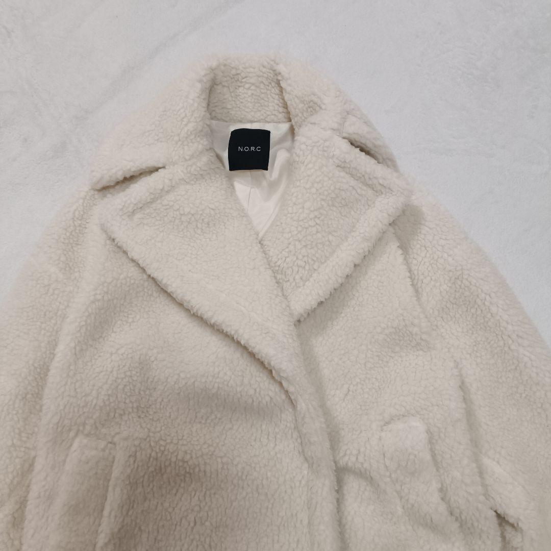 ノーク ボアコート テディベア オーバーサイズ Sサイズ ノーク