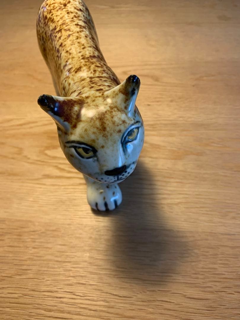 リサラーソン/WWF/オオヤマネコ】北欧/ビンテージ/希少/山猫/Lodjur