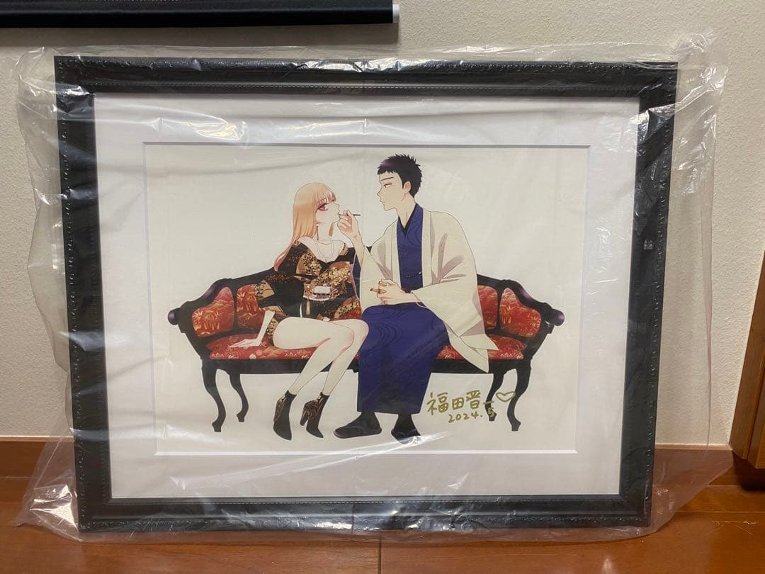 着せ恋 5周年 福田晋一 サイン入り複製原画 メインビジュアル