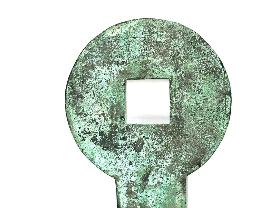 栔刀五百青銅象嵌 】 37cm 骨董古玩 - メルカリ