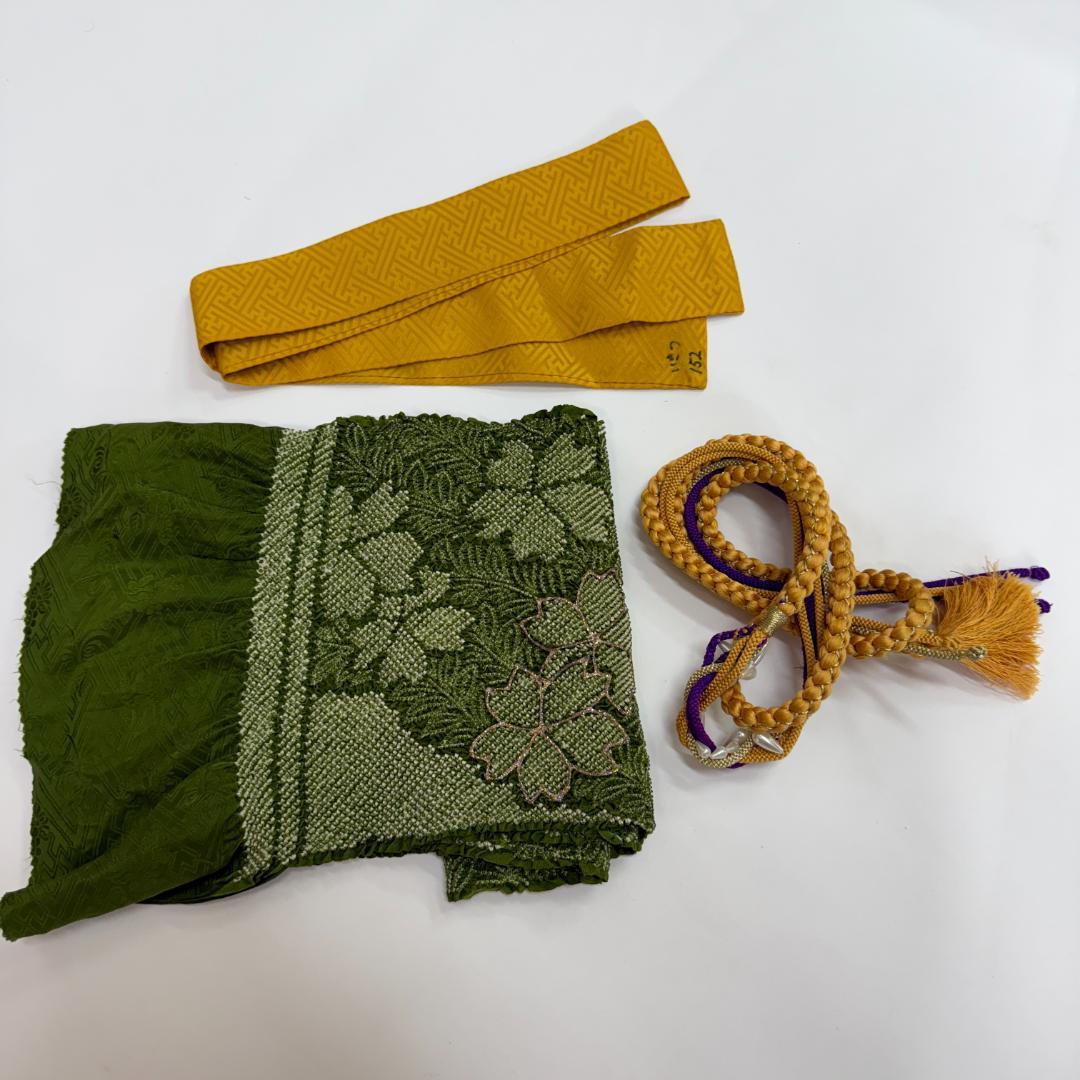 振袖フルセット 紫 無地 成人式 草履バック付 裄67cm S-198 振袖フル