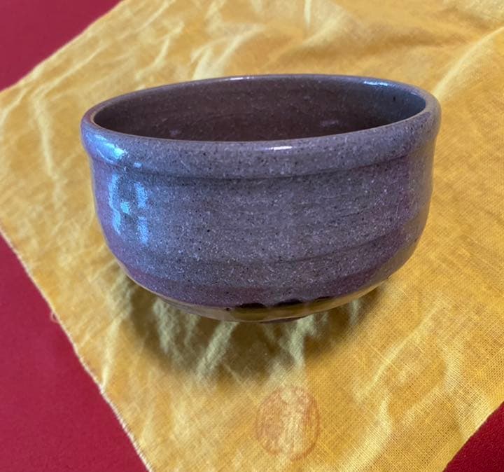 御深井窯変 李朝風茶碗 松原保広造