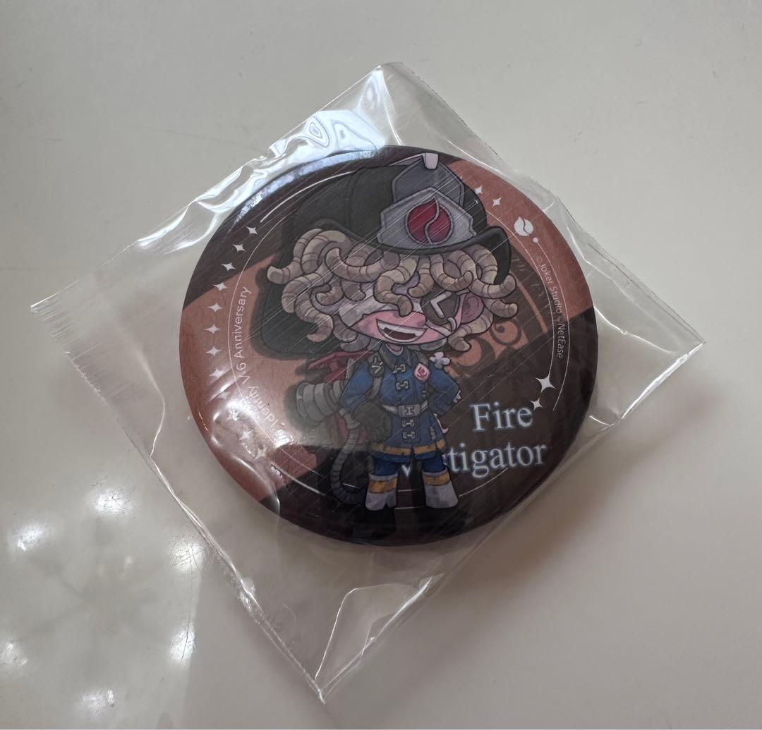 第五人格 缶バッジ 火災調査員 IdentityV 第五人格 サンシャインシティ