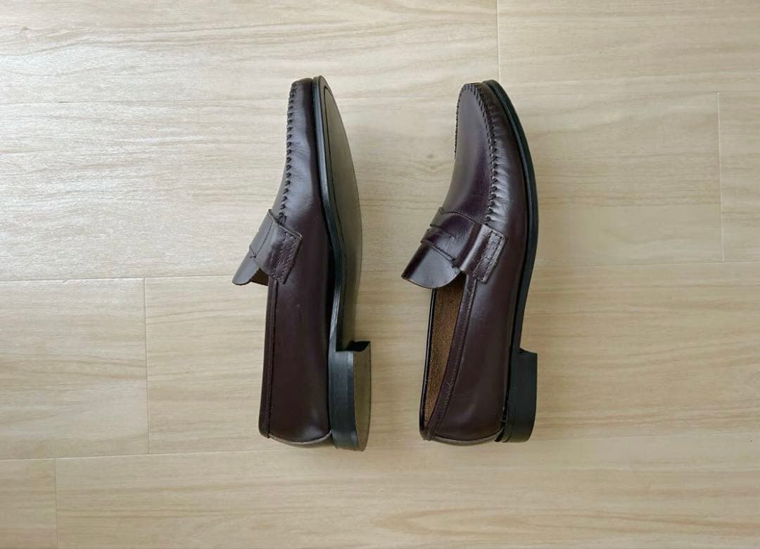 デッドストック 50s USA ヴィンテージ ローファー ダークブラウン 本革