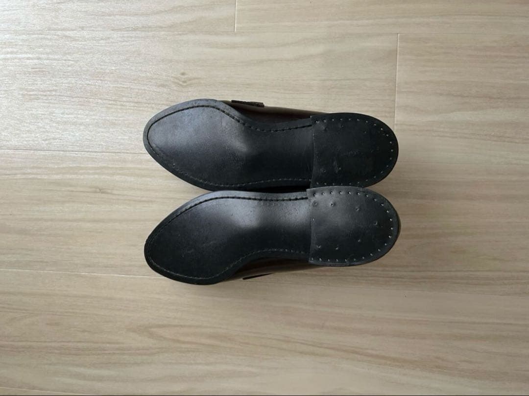 デッドストック 50s USA ヴィンテージ ローファー ダークブラウン 本革