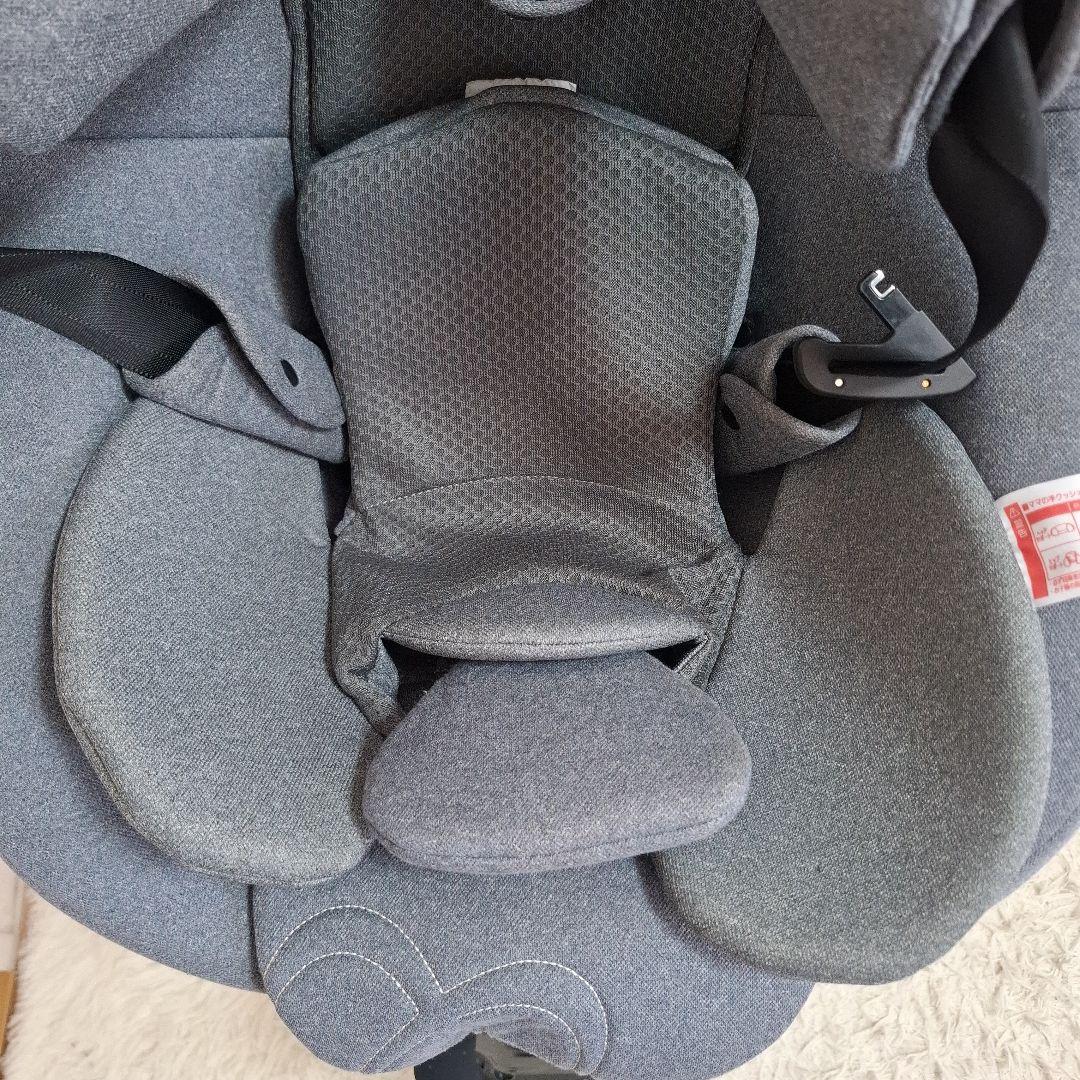 極美品】エールべべ クルット5 Oui グレー クッション丸洗い済み 極美