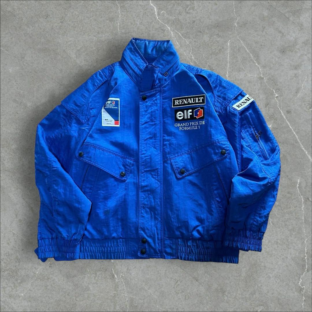 RENAULT elf FORMULE 1 ブルゾン 豪華刺繍 メンズ F1 - メルカリ