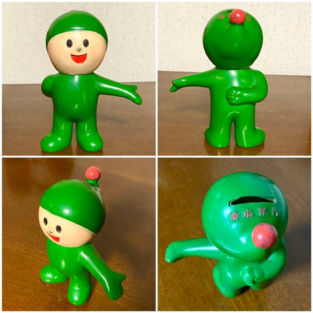 しみず坊や　ソフビ　貯金箱　5体　昭和レトロ　当時物　ノベルティ　清水銀行