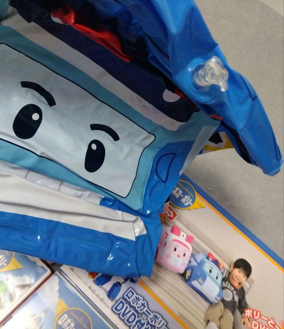 ロボカーポリー レア DVD付わくわくエアクッション ポリー アンバー