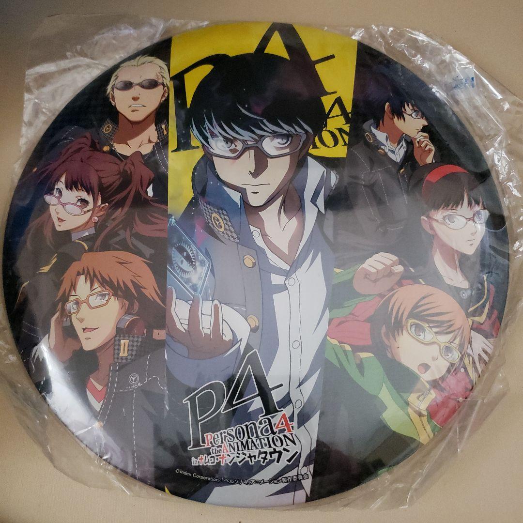 ペルソナ4 The ANIMATION ナンジャタウン 特大缶バッジ 集合