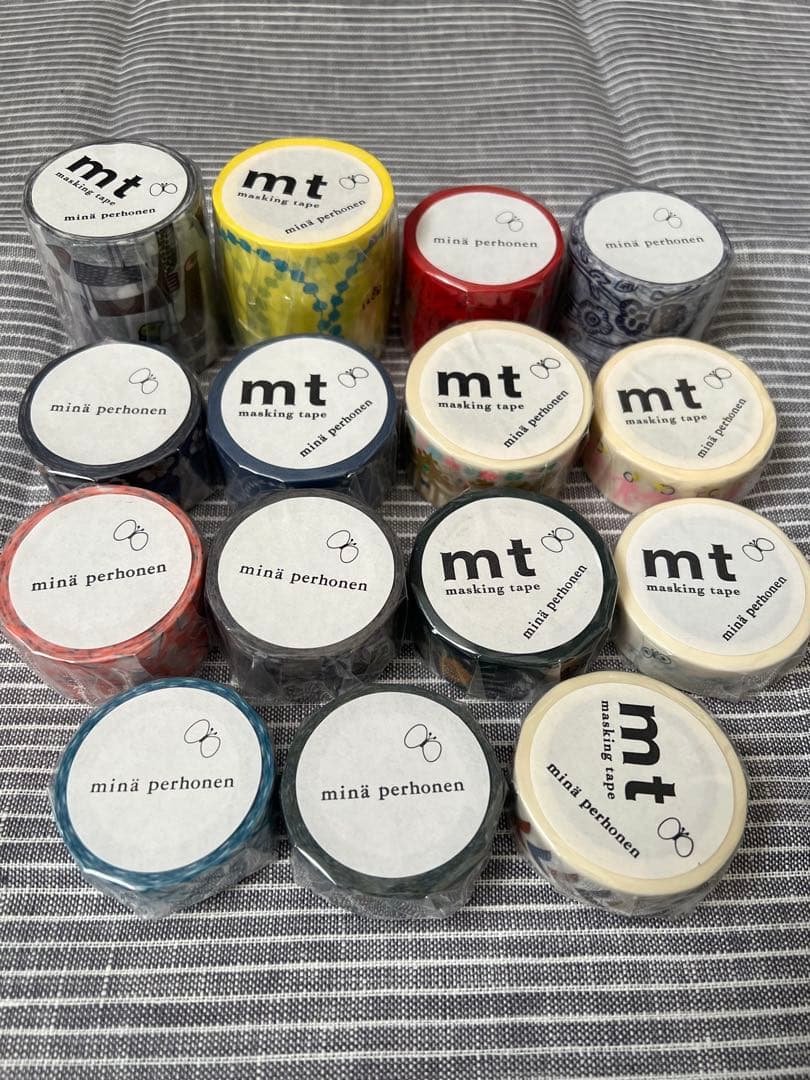 ミナペルホネン マスキングテープ 15個セット 廃盤 マステ mt カモ井