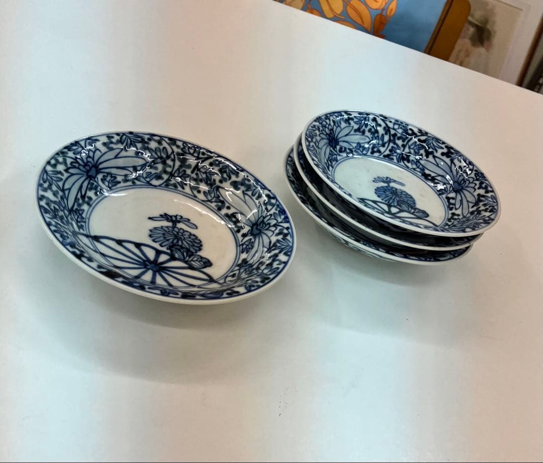 古伊万里 花柄 皿 江戸時代