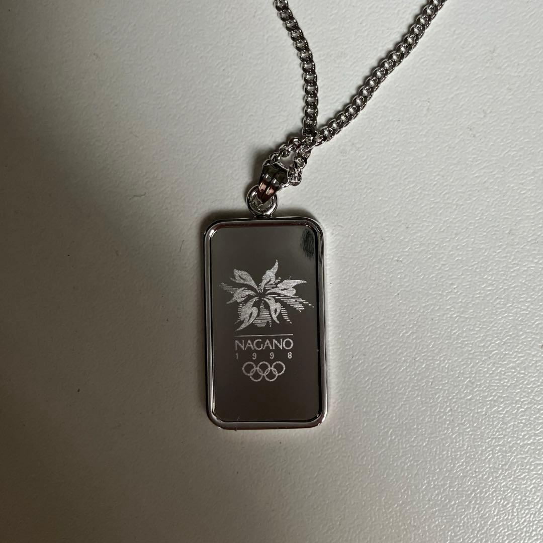 長野オリンピック グッズ シルバー925ネックレス - メルカリ
