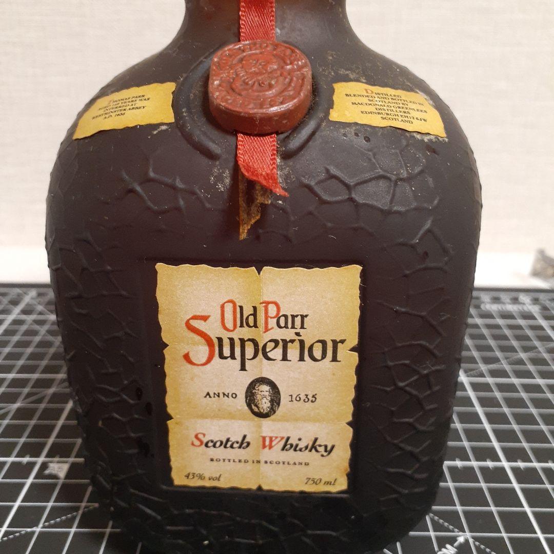 古酒】未開封品Old Parr Superior スコッチウイスキー750ml - メルカリ